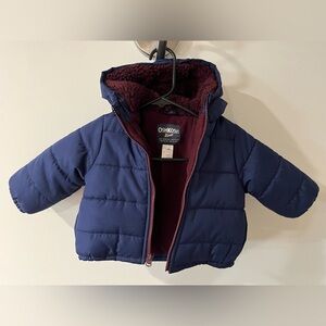 OshKosh B’gosh Baby Puffer Jacket Warm Winter Coat 12M